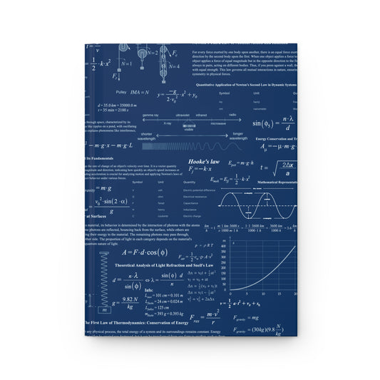 "Classical Physics" A5 Hardcover Journal